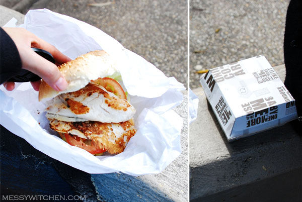 Whiting Fish Burger @ Anglesea Fish & Chips, Great Ocean Road